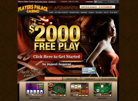 Players palace casino bonus